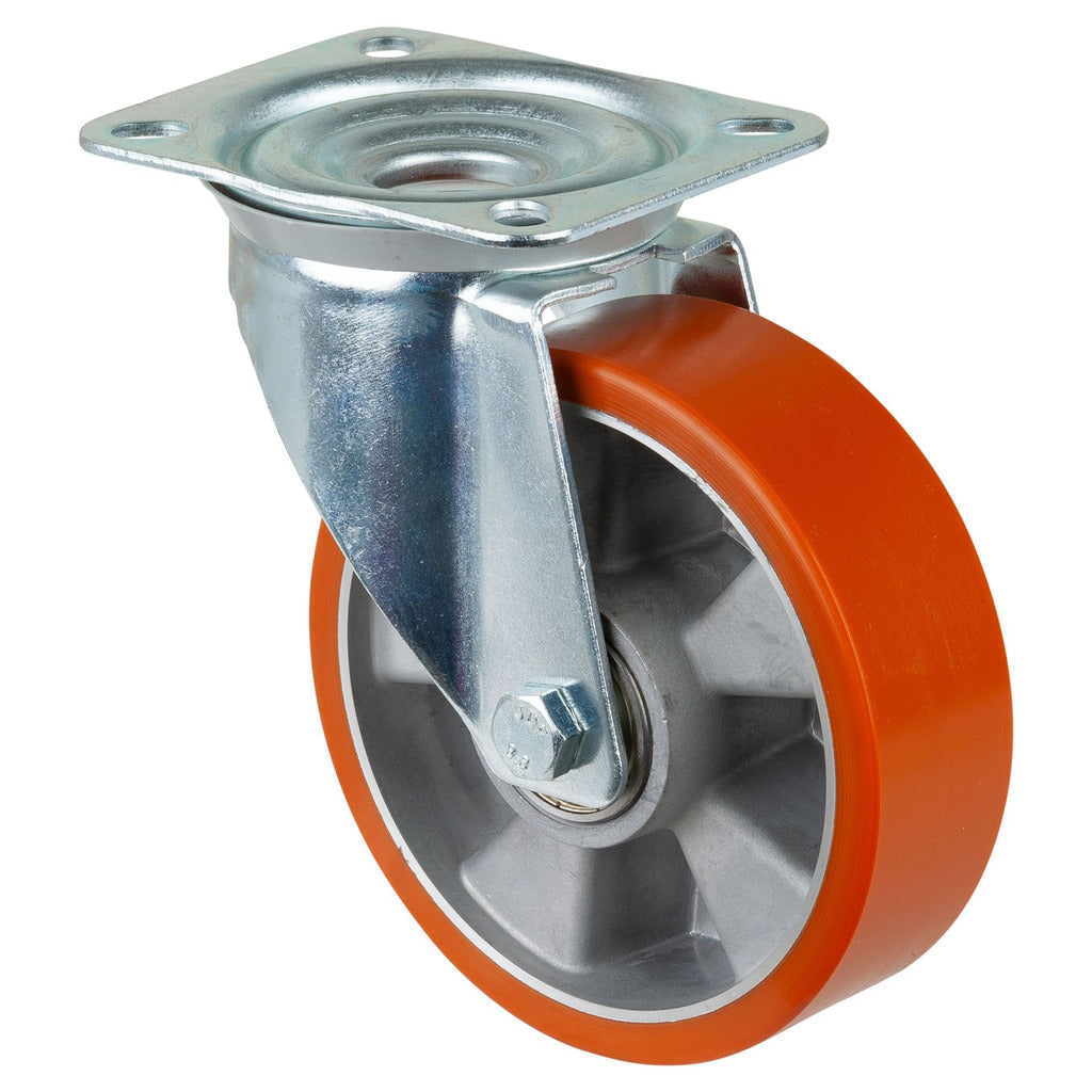 Ruota girevole / ruota di trasporto senza freno in poliuretano