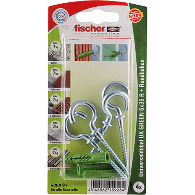 Universal dowel green UX R RH