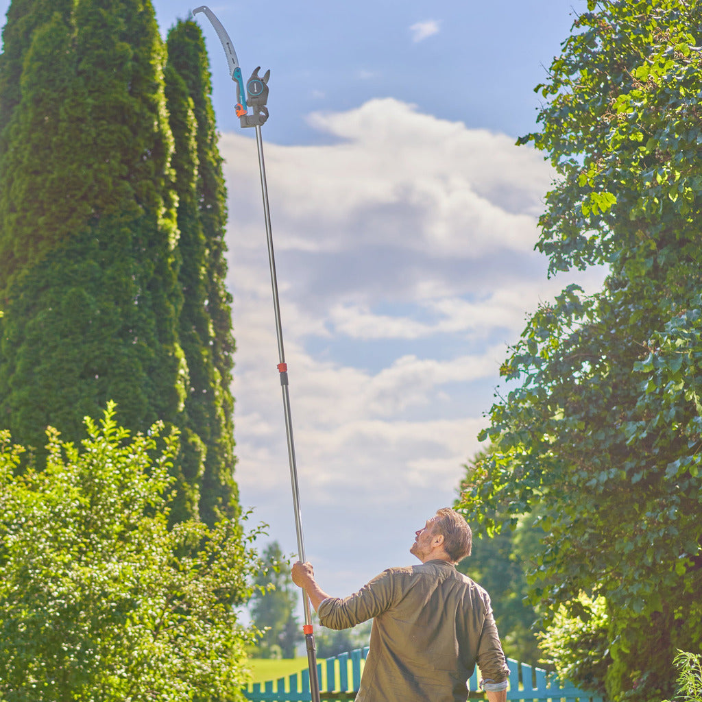 Tagliasiepi telescopico per alberi e arbusti Gardena StarCut Pro L Set