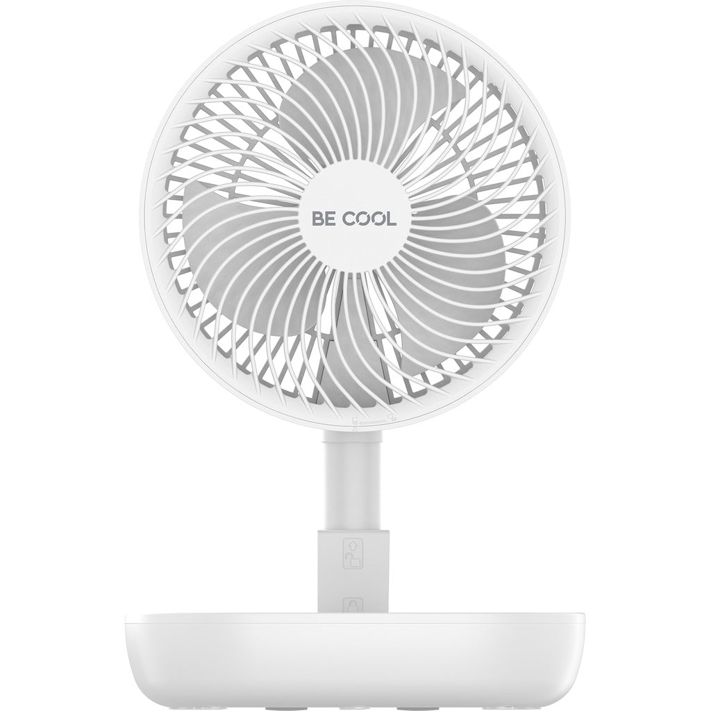 BE COOL Klappventilator mit Akku und Teleskoprohr