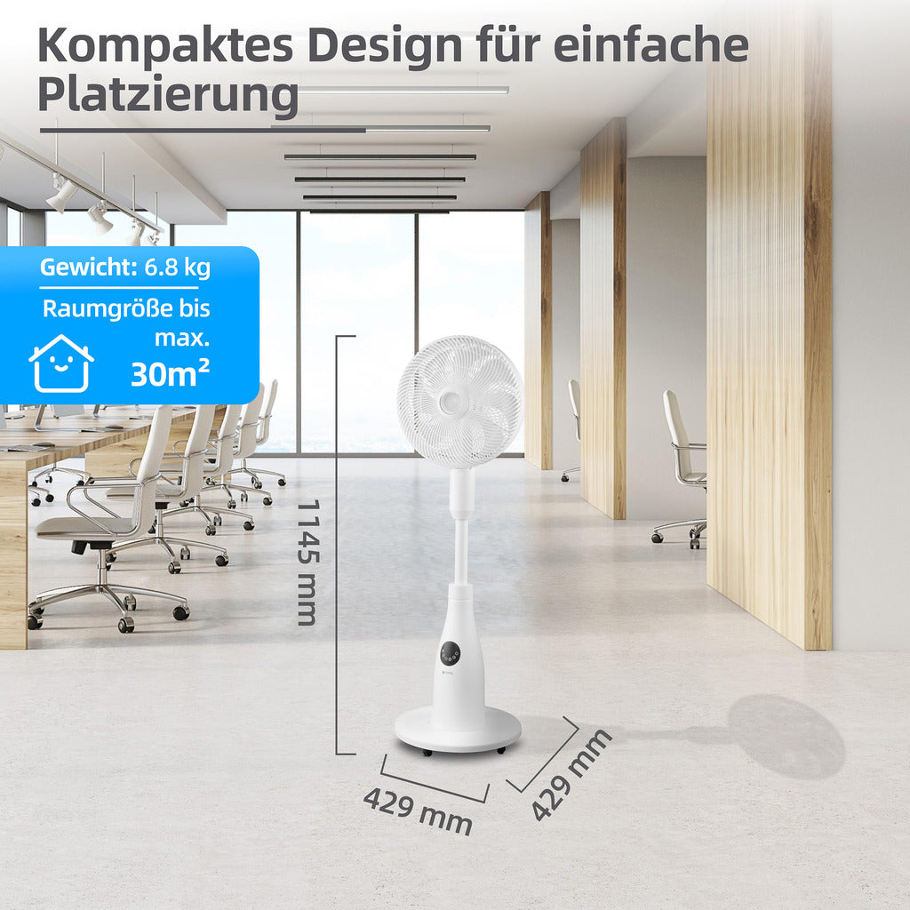 BE COOL Premium Sprühnebel-Standventilator