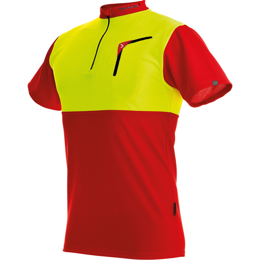 Kurzarm-Shirt ZIPP-NECK