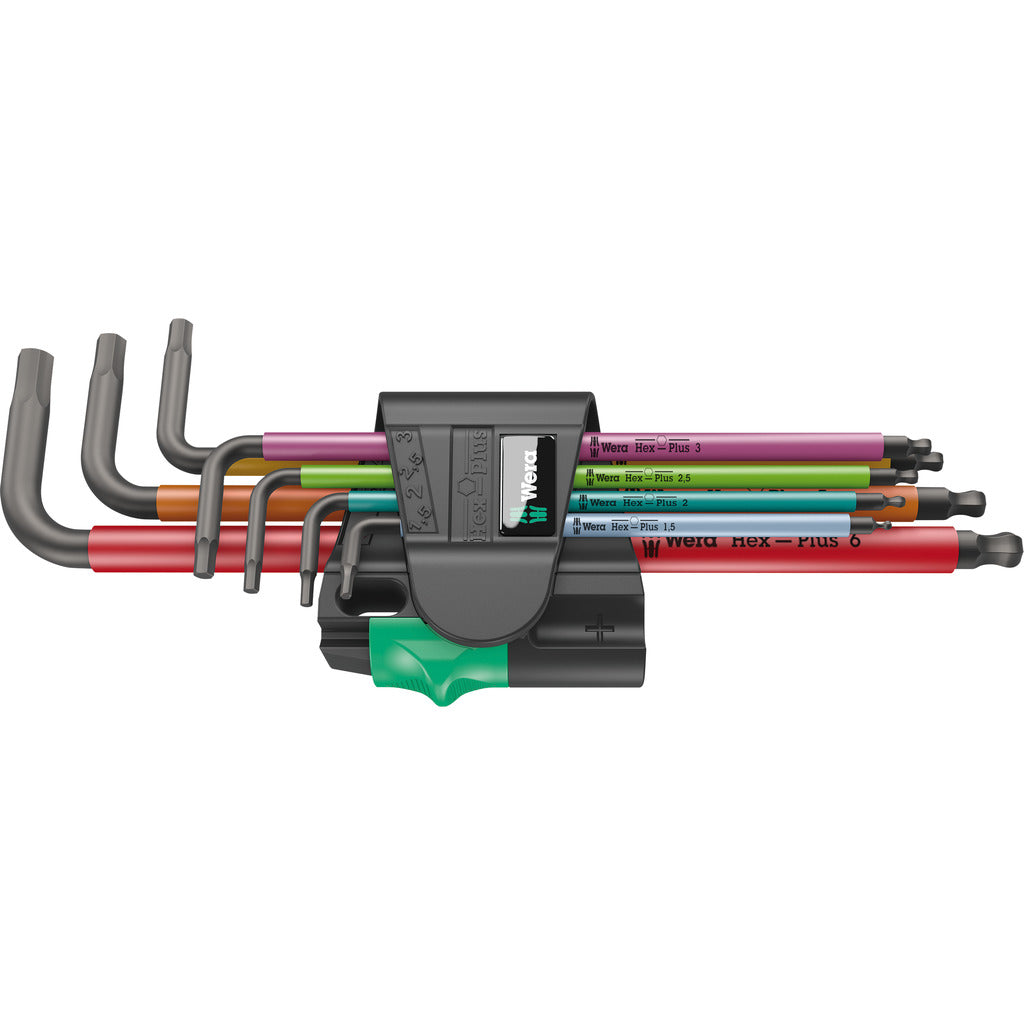 Winkelschlüsselsatz 950/7 Hex-Plus Multicolour Magnet 1, 7-teilig
