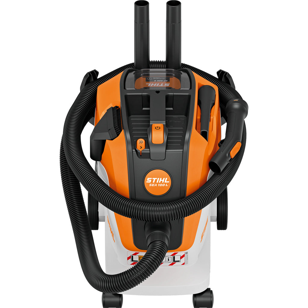 Aspirapolvere e aspiraliquidi a batteria Stihl SEA 100 L / senza batteria e caricabatteria
