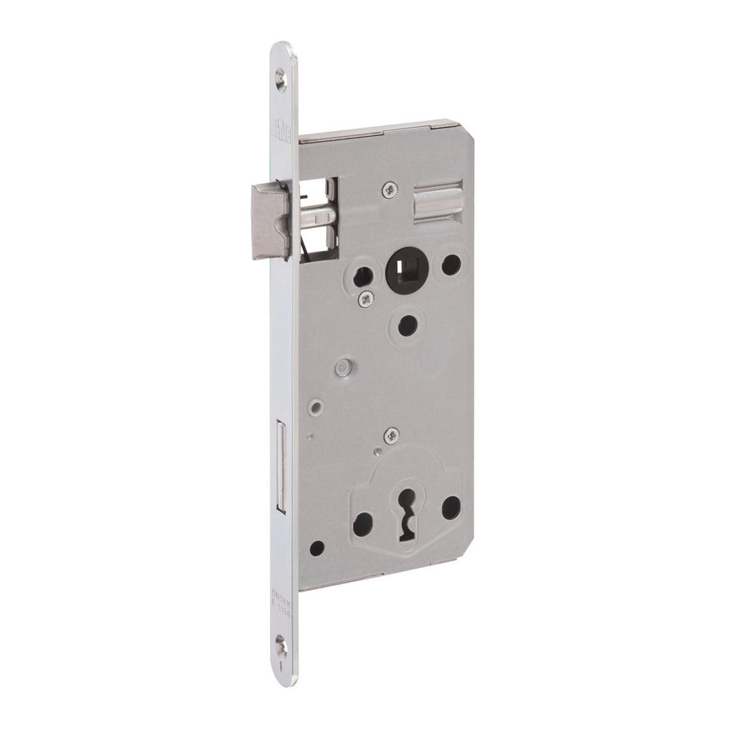 Mortise lock metal latch