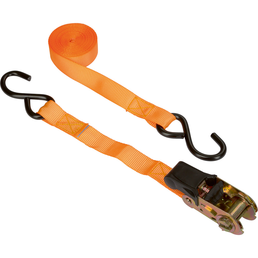 Ratchet lashing strap set of 4