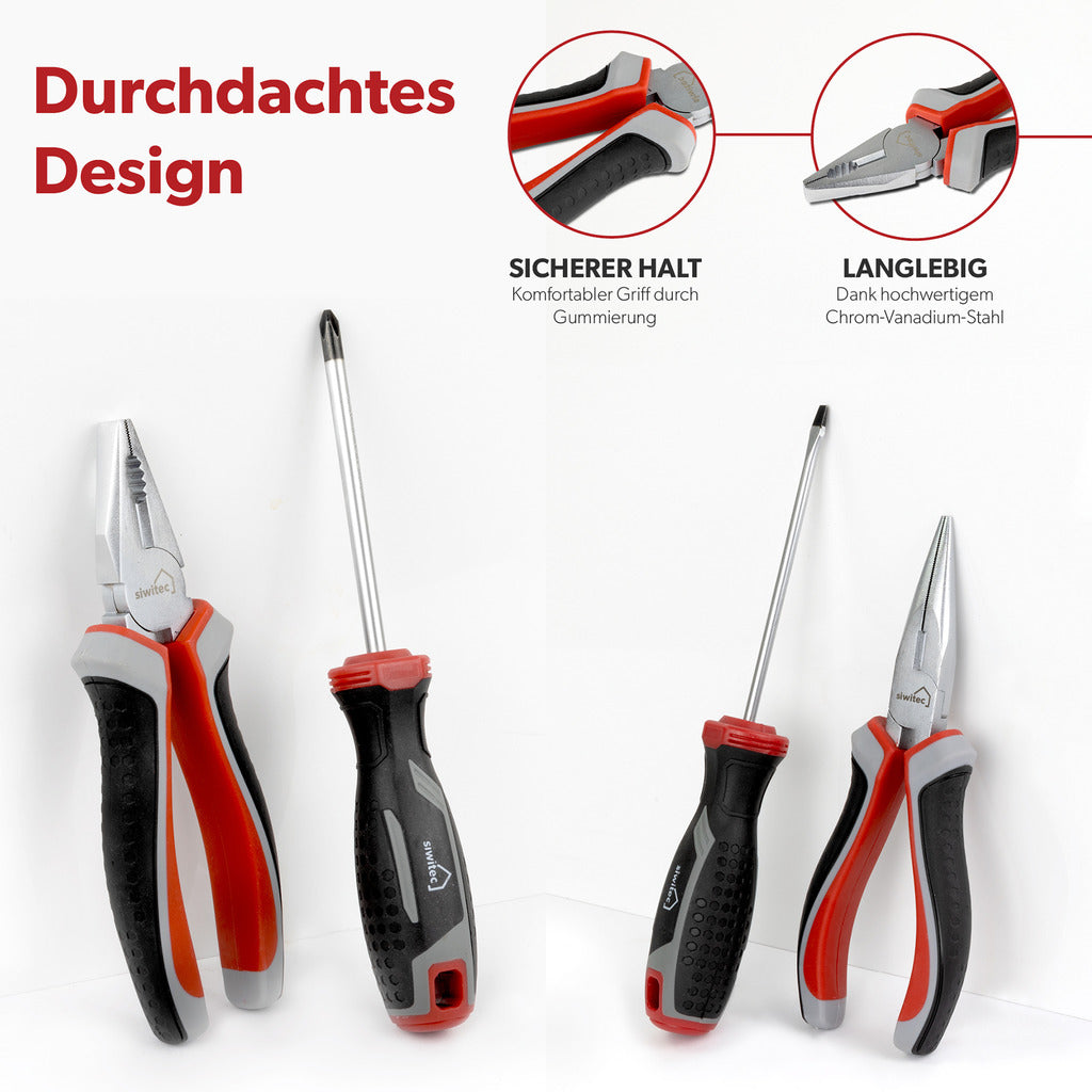 Siwitec tool case / tool CRV / filled / 139 pieces