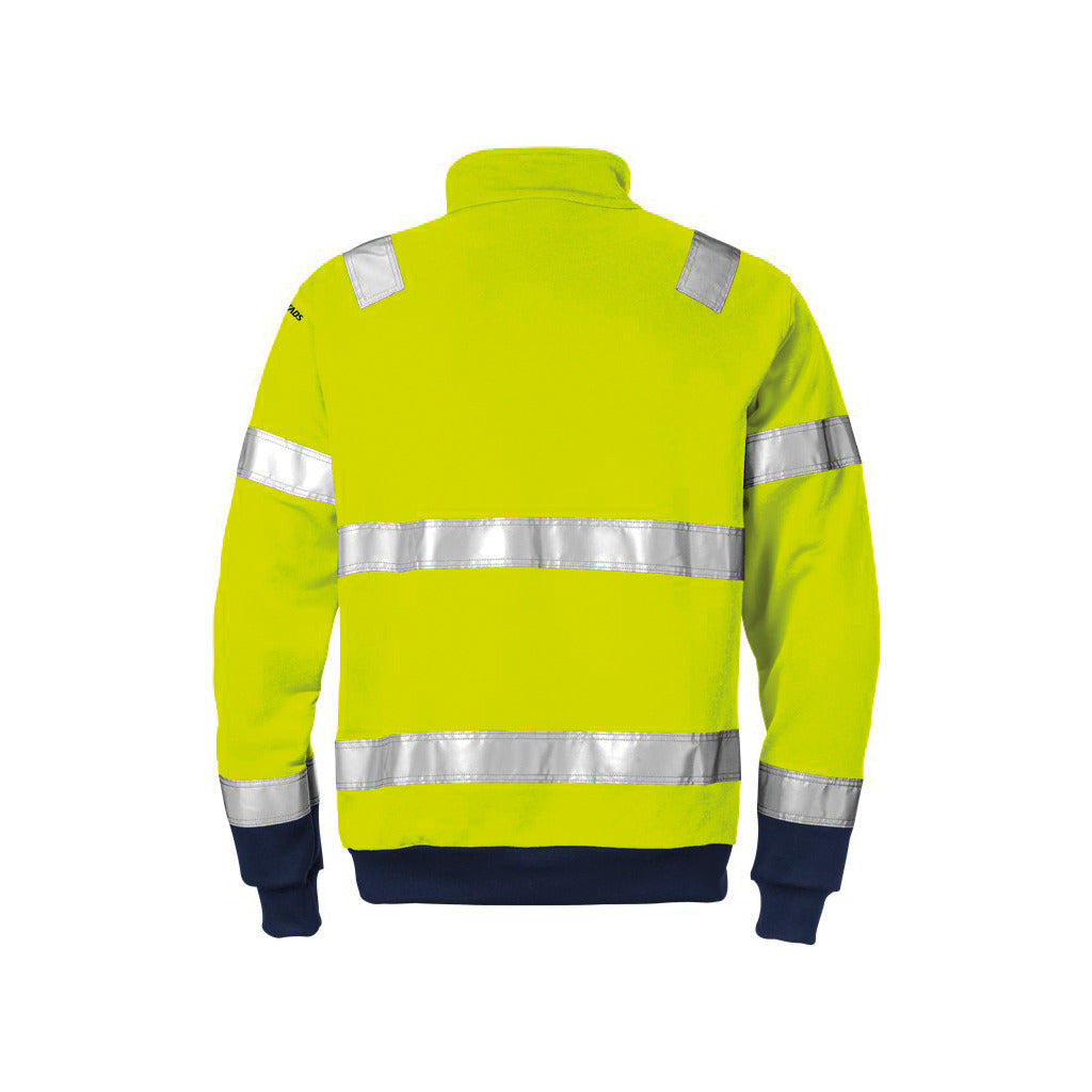 High Vis Zipper-Sweatshirt Kl. 3 728 SHV