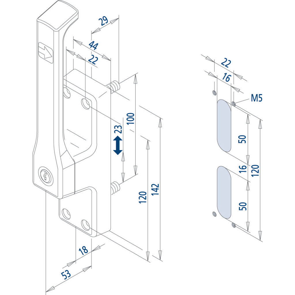 Catenaccio porta 970Z