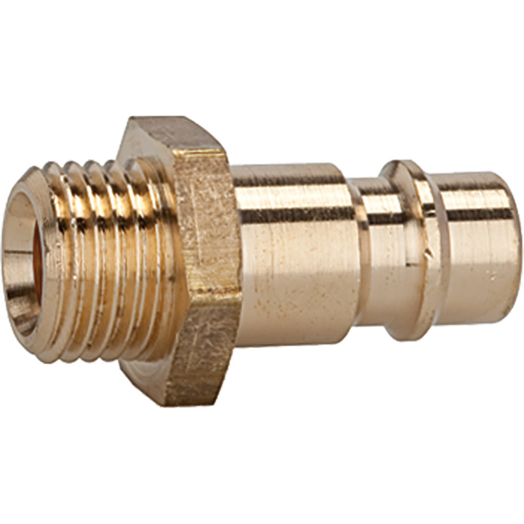 Nipplo per raccordi NW 7,2 - NW 7,8 / ottone liscio / filettatura esterna