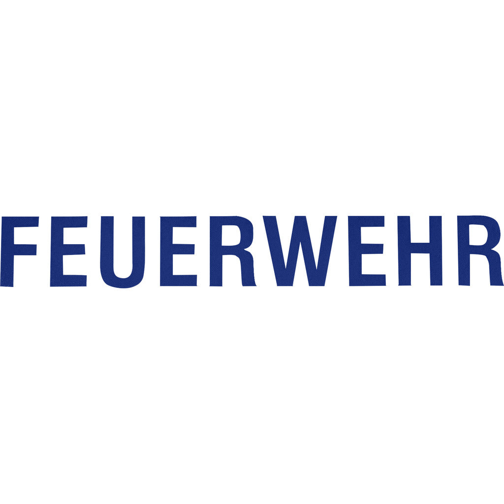 Schriftzug "FEUERWEHR" für HEROS Titan Feuerwehrhelme