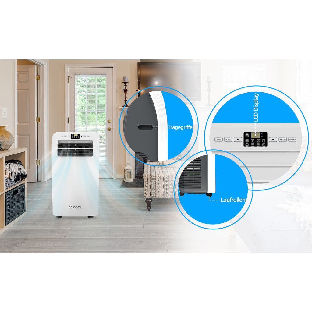 BE COOL Klimagerät 12.000 BTU mit WIFI