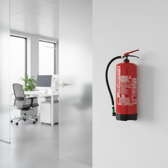 Feuerlöscher im Büro