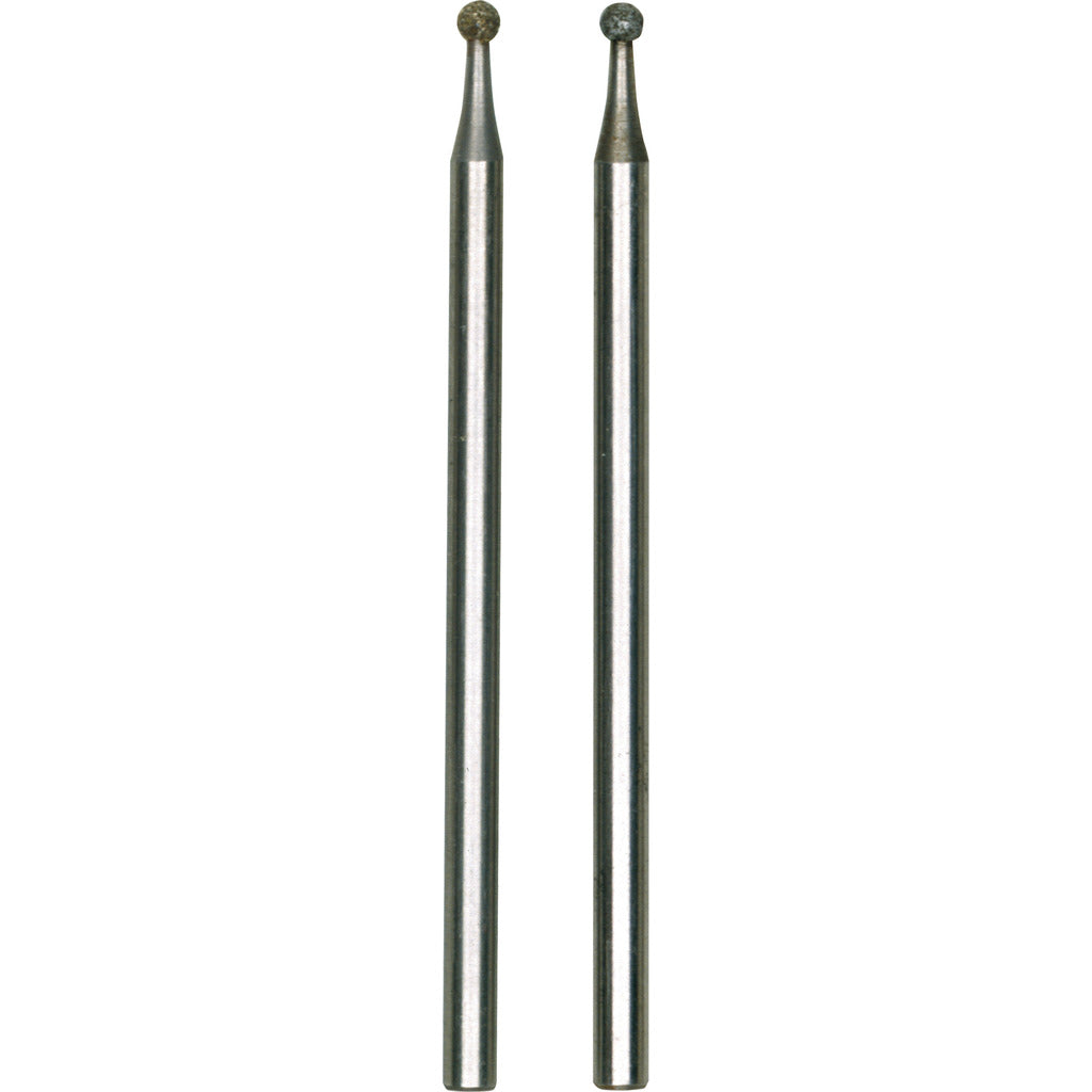 Diamond-coated grinding pins round