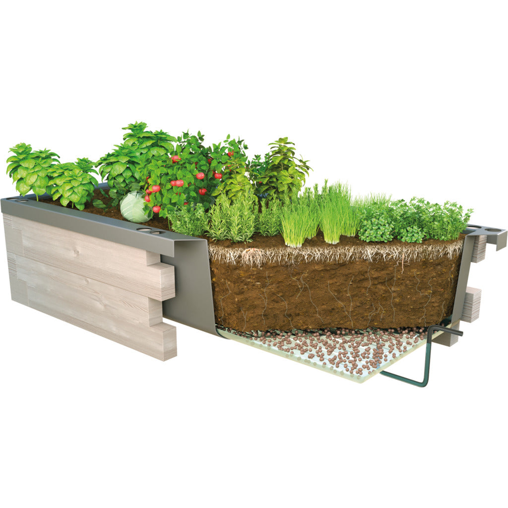 Juwel Timber planter for balcony & terrace