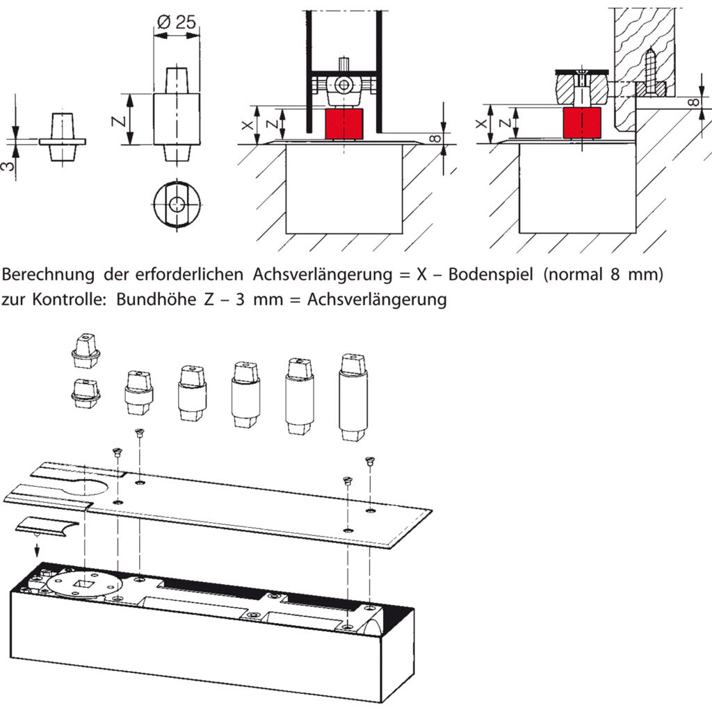 Flat-conical thru axle