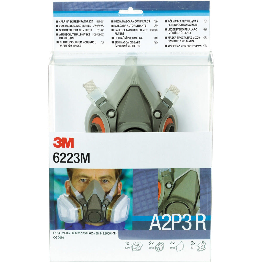 Atemschutz-Halbmasken-Set 6223M