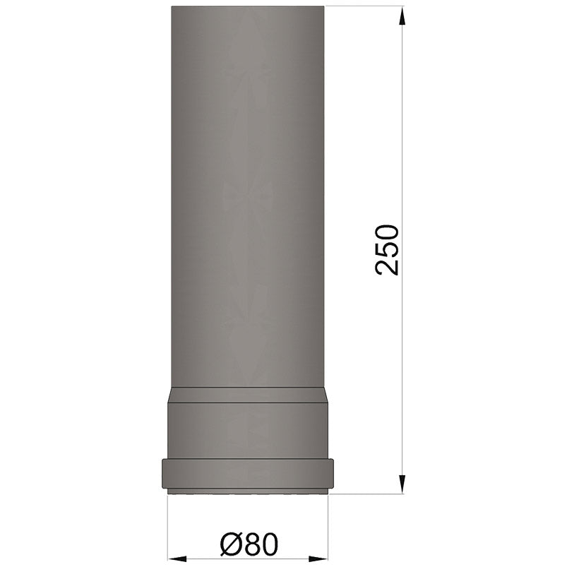 Flue pipes for pellet stoves