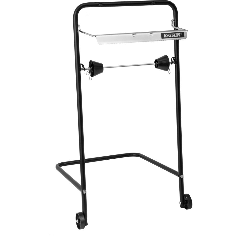 Floor stand for wiping and cleaning cloths