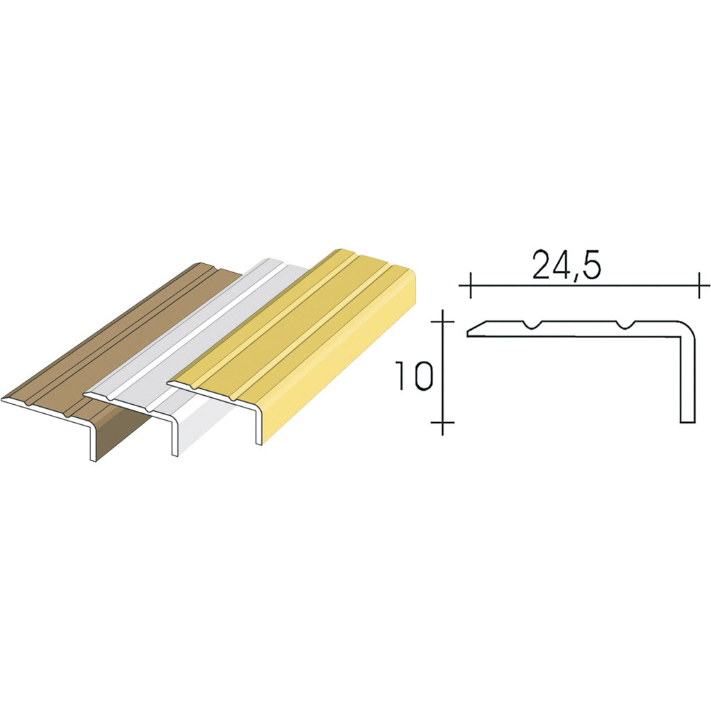 Binario angolare 73/F