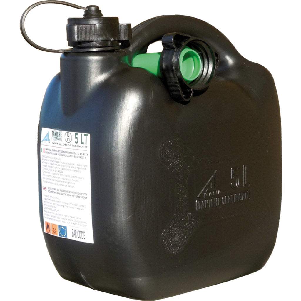 Plastic petrol canister