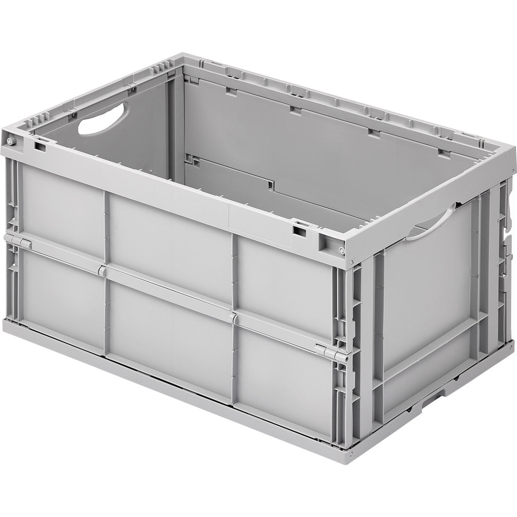 Folding box made of plastic