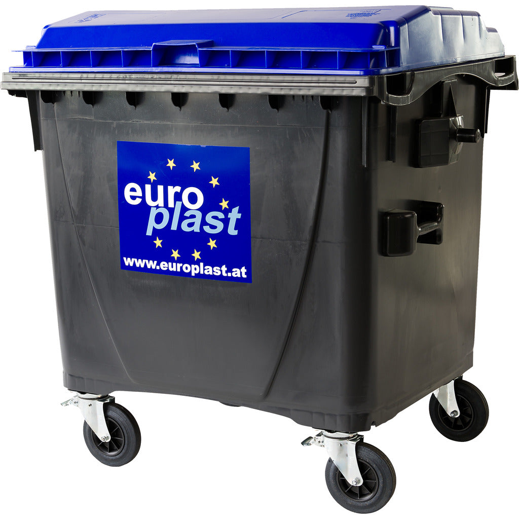 Waste and recyclables collection containers / 4-wheel containers