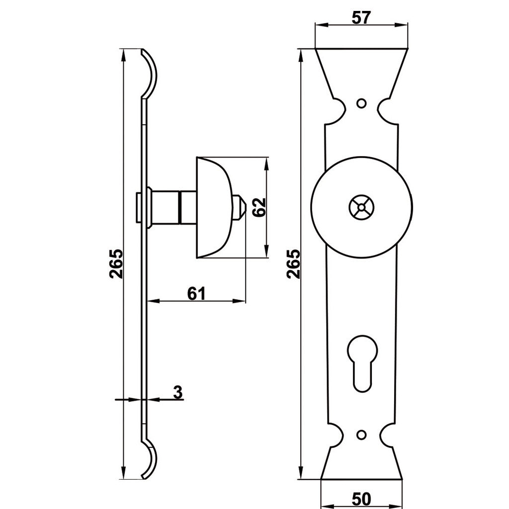 Knopflangschild Modell Tirol