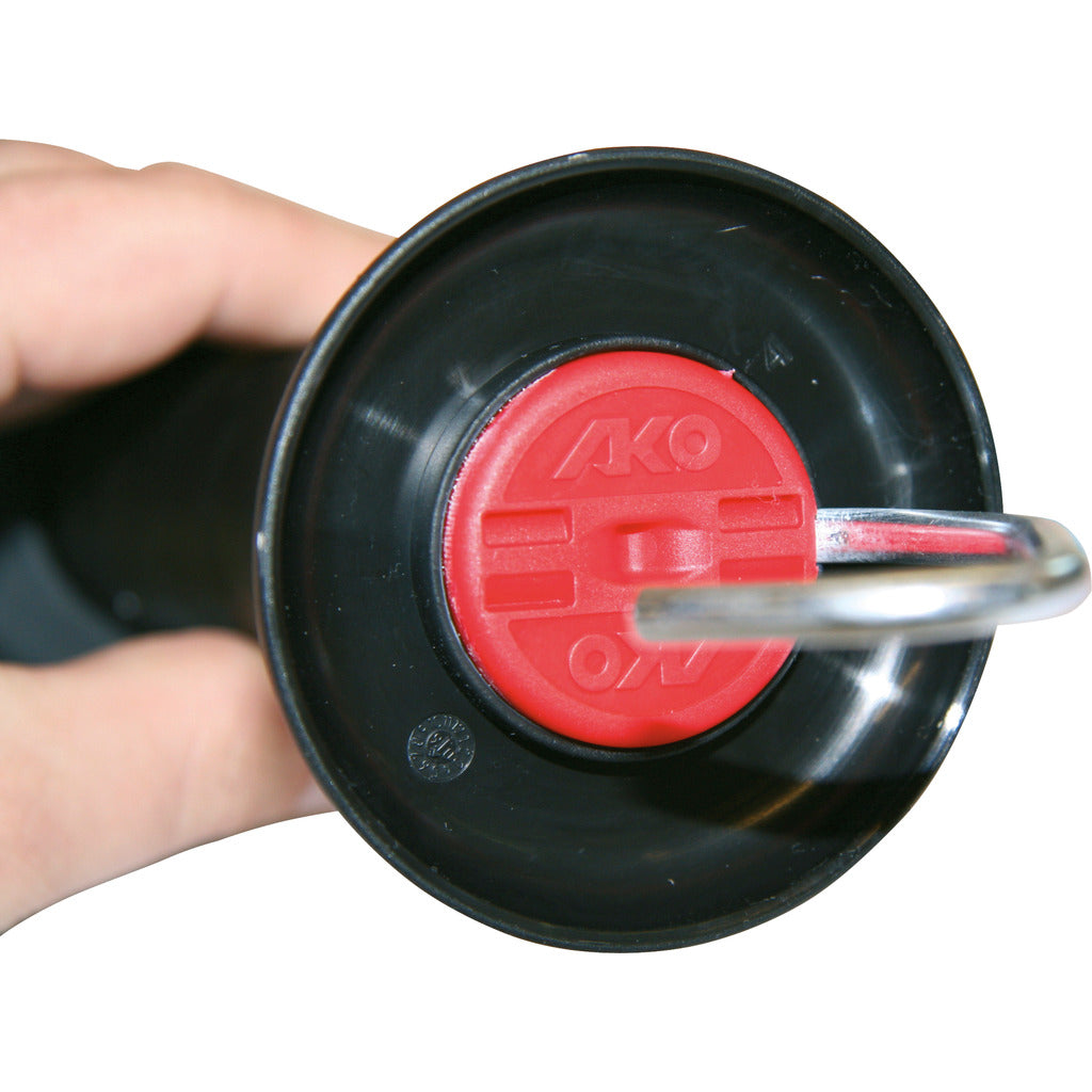 Gate handle with hinge connection