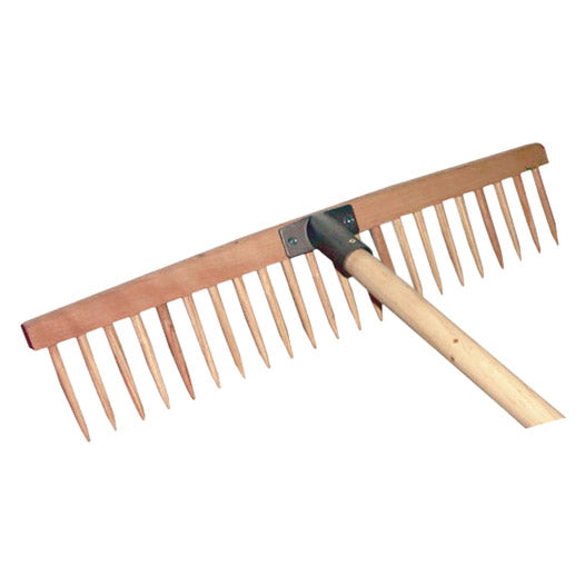 Manico di ricambio per rastrello in legno