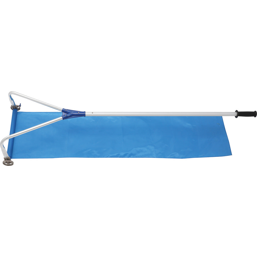 Snow rake with aluminum handle