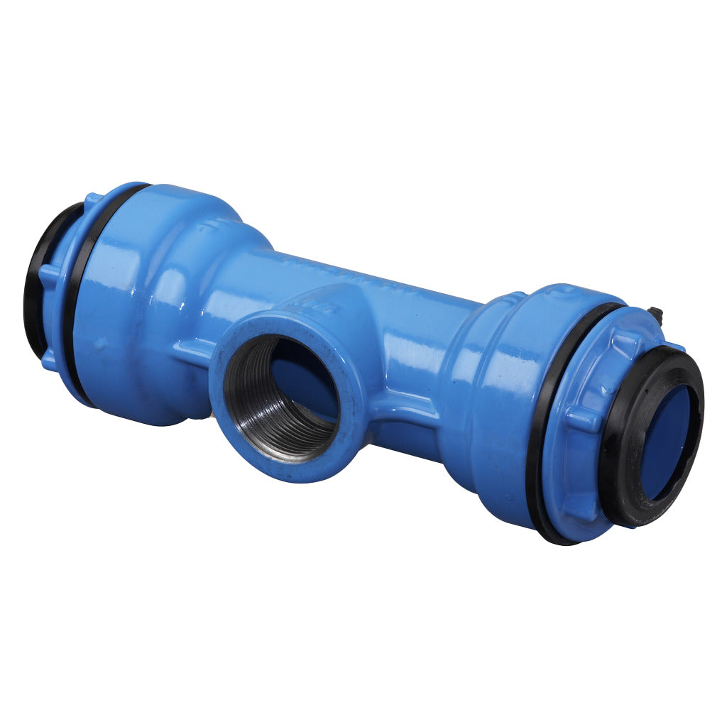 ISO fitting T-piece No. 6501 with threaded outlet