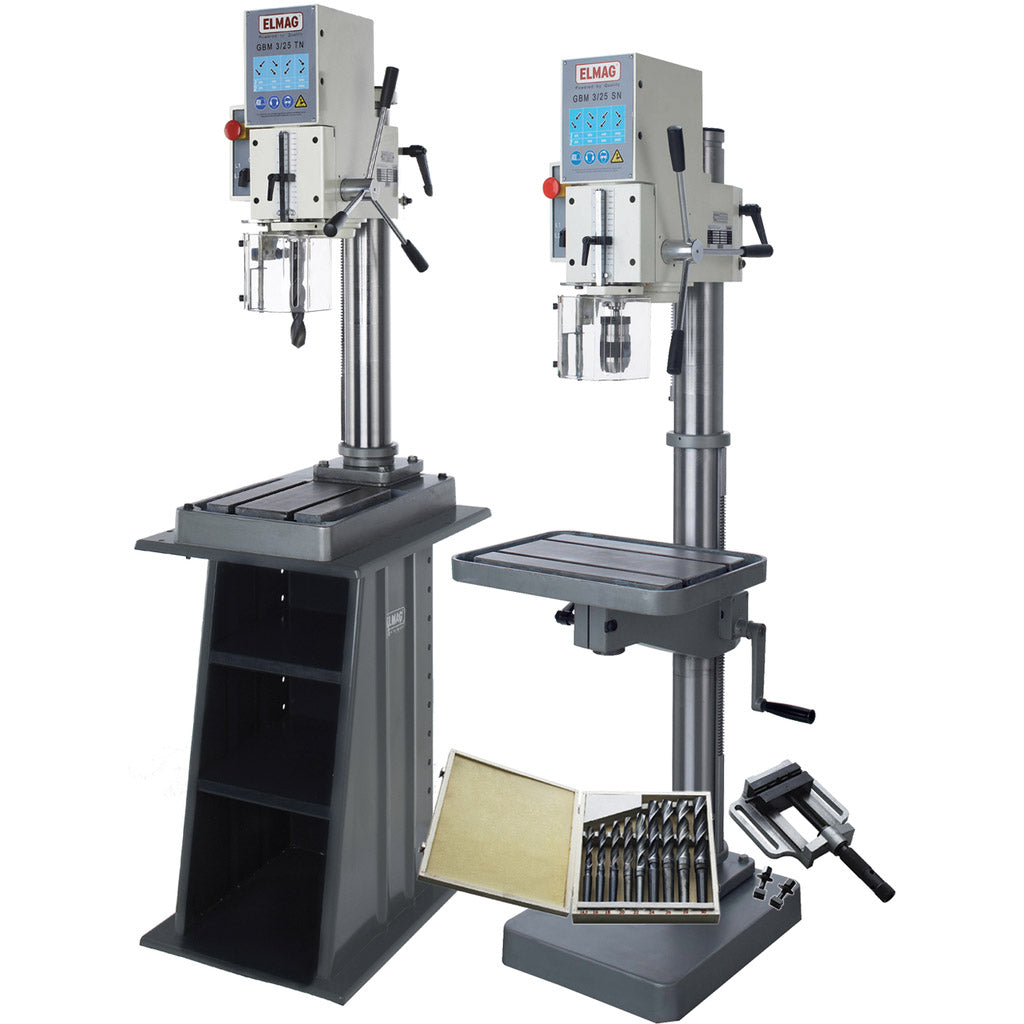 Geared table and column drilling machine series GBM 3 / 25