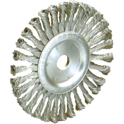 Rundbürste INOX Stahldraht gezopft