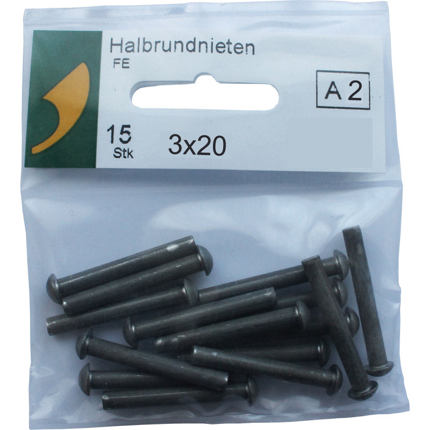 SBV half-round rivets iron