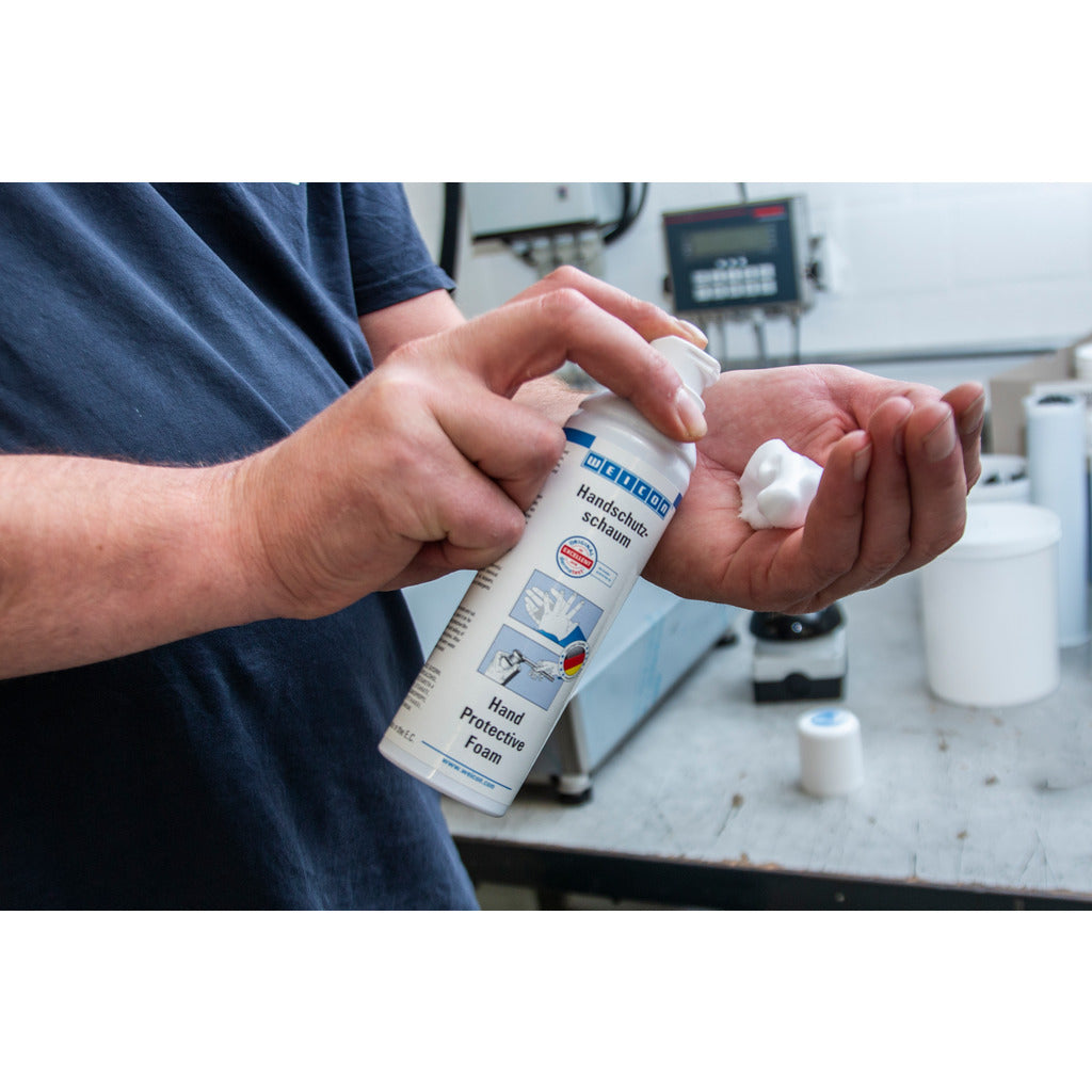 Hand protection foam