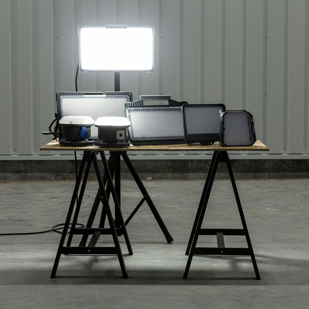 Battery LED construction spotlight MultiBattery