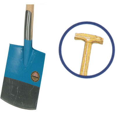 Spade made of sheet steel