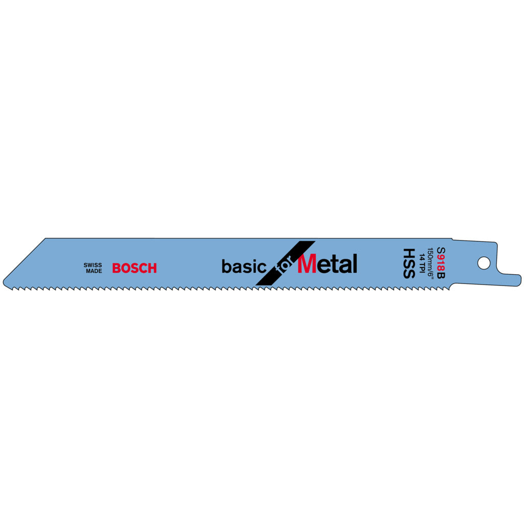 Reciprocating saw blade metal S 918 BF