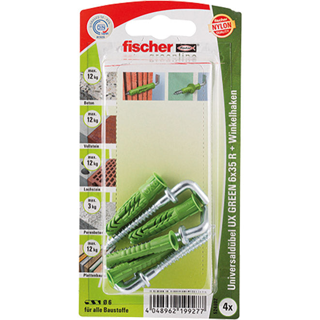 Universal dowel green UX R WH