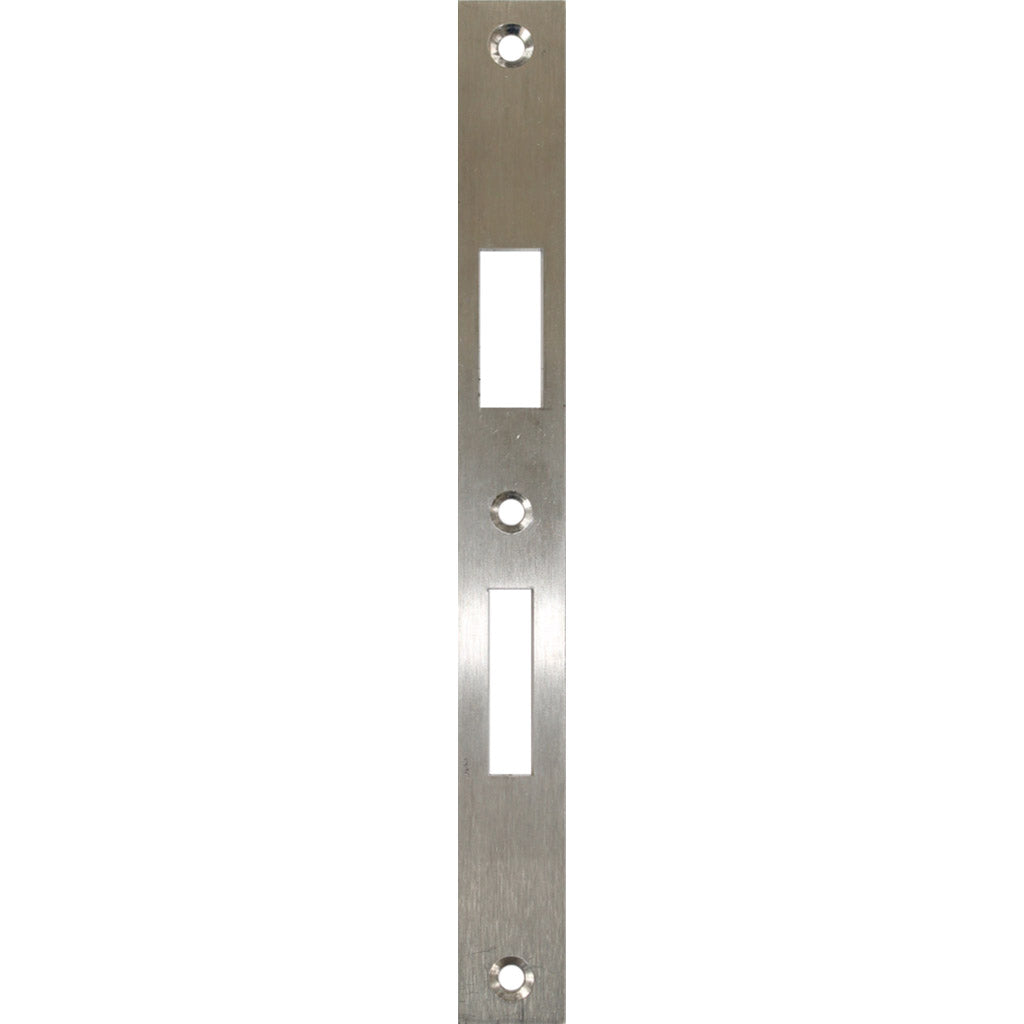 Flat strike plate for Roto portal locks