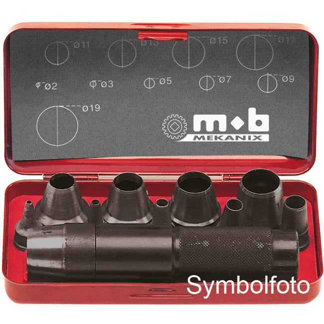 Hole and ring punch set