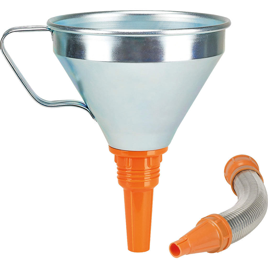 Combined funnel steel sheet