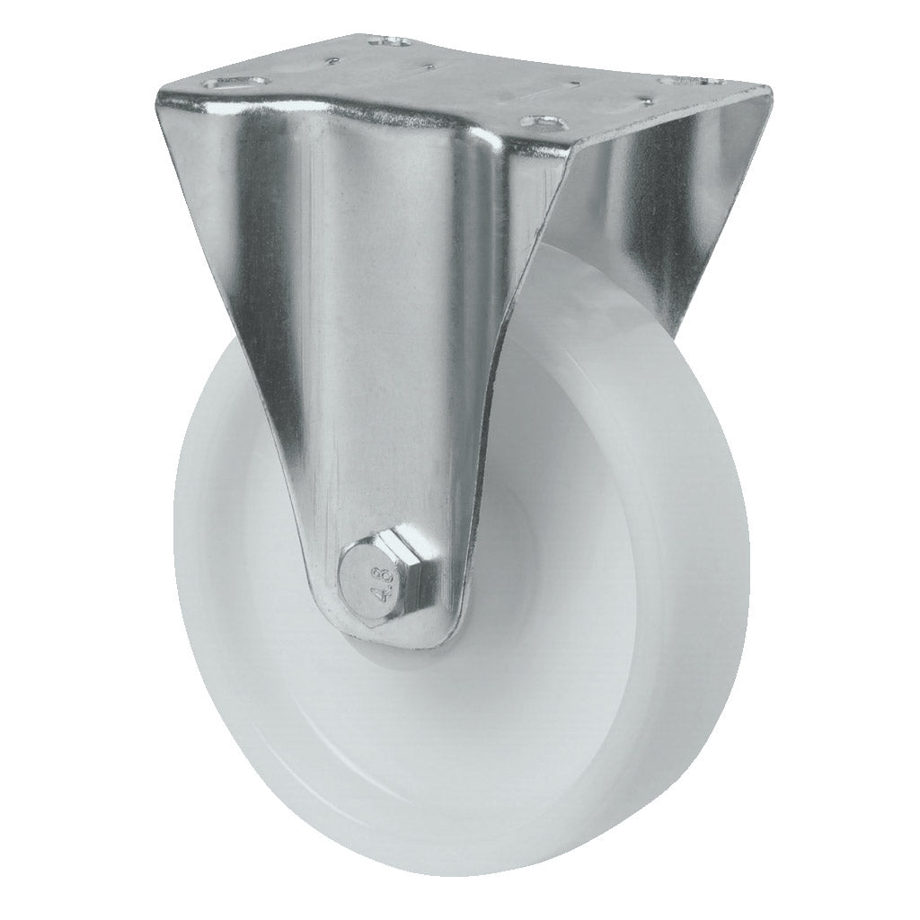 Bockrolle / Transportrolle Polyamid weiß