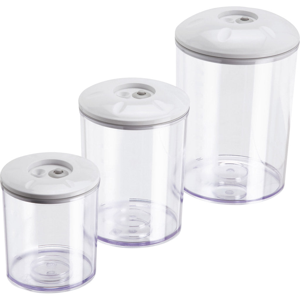 Canister set "Family" with lid