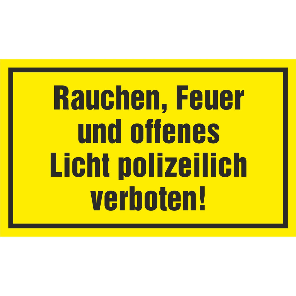 Sign - Smoking, Fire