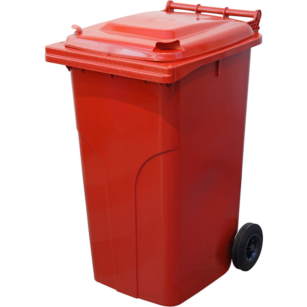 Waste and recyclables collection container / 2-wheel container (F)