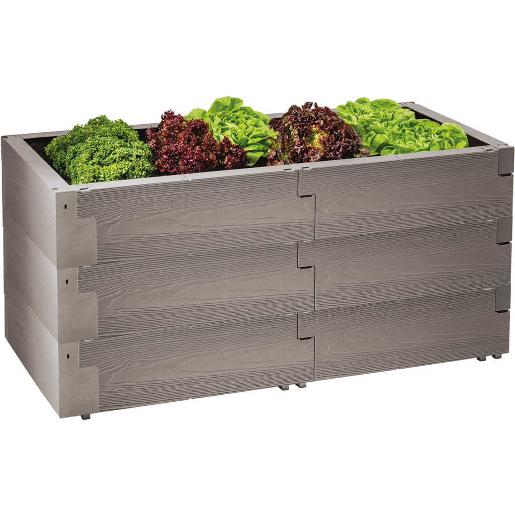 Set di 3 aiuole rialzate Juwel "Timber" in legno nordico