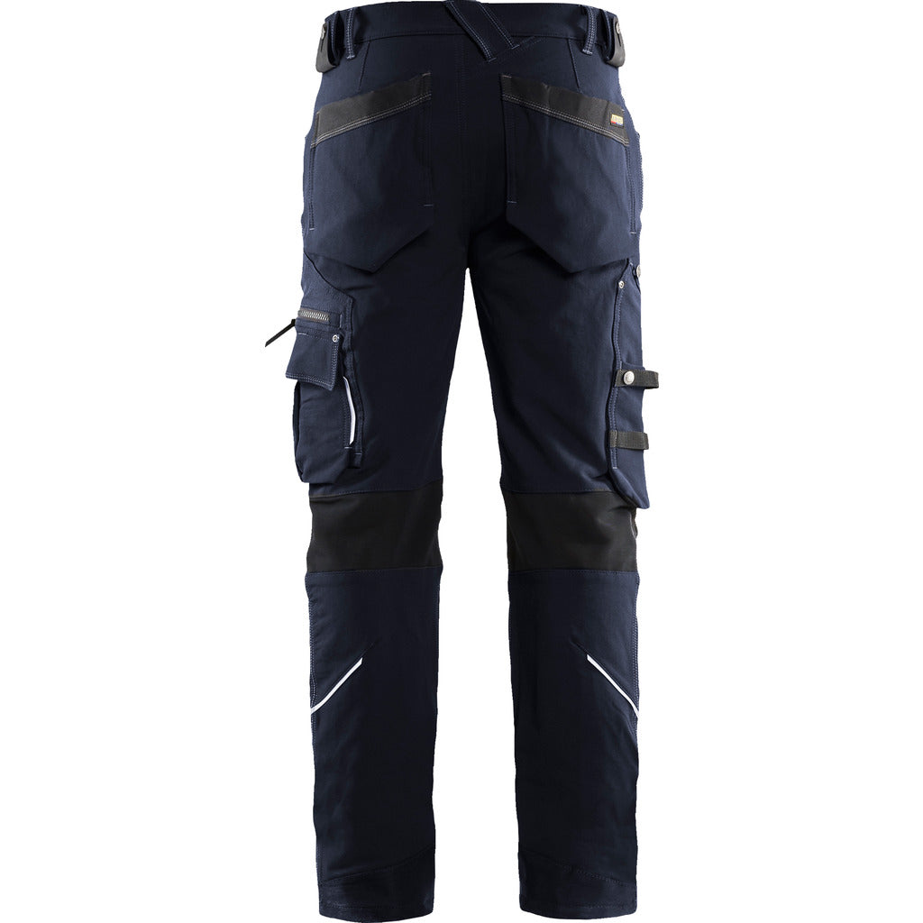 Pantaloni da lavoro artigianali senza tasche porta chiodi in tessuto elasticizzato a 4 vie X1900