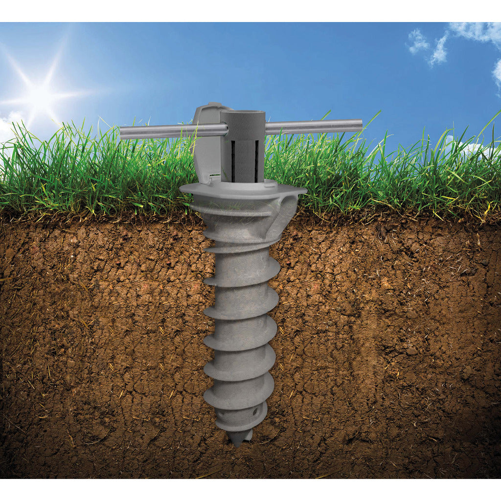 Screw-in ground sleeve